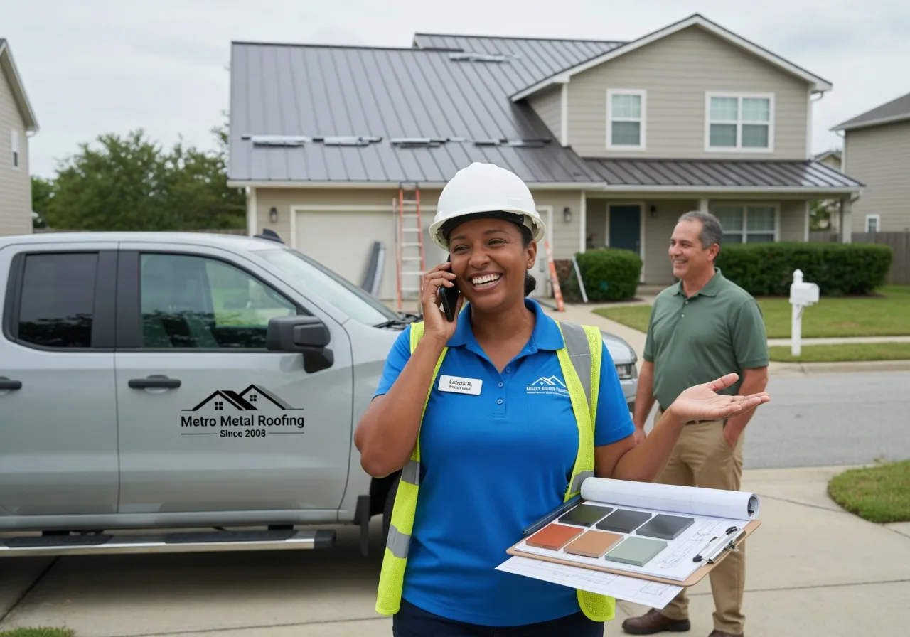 Storm Damage Metal Roof Repair in Vermontville, MI